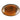 Ovaal Bord, Roestbruin, 33 x 22,5 x H:4 cm - Escura (Set van 6)