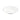 Diep bord 23xH4cm green rim Basic White